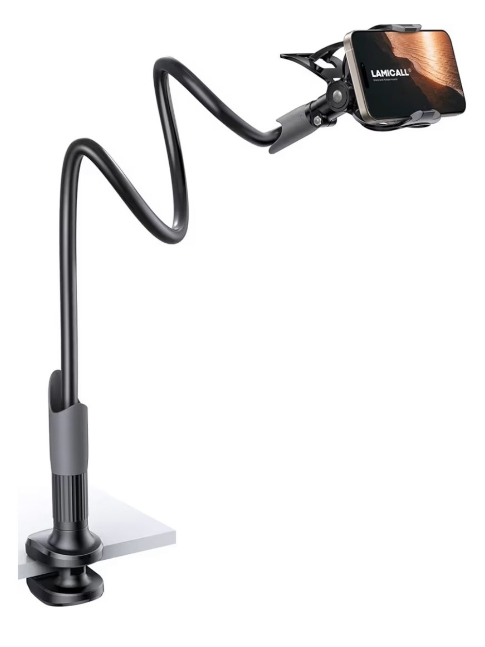 Cell Phone Stand Clamp for Desk